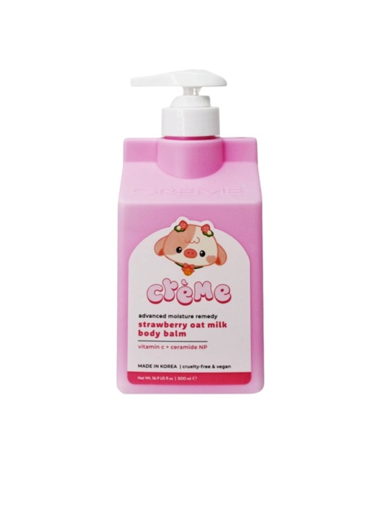 Other - The Crème Shop Strawberry Oat Milk Body Balm - Pink